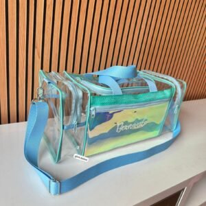 Malinha Tranpsarente 43x19cm
